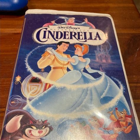 Disney Accents Walt Disney Masterpiece Cinderella Vhs 5265 Rare