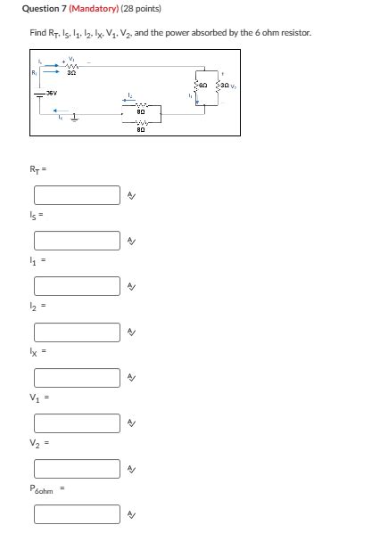 Solved Use The Voltage Divider Rule To Find V The Voltage