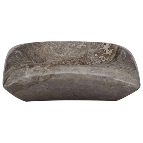 VidaXL 13.8'' Marble Rectangular Vessel Bathroom Sink | Wayfair