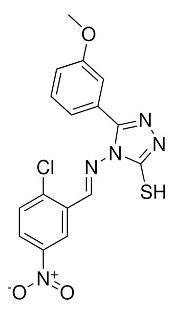 4 2 CL 5 NITROBENZYLIDENE AMINO 5 3 ETHOXYPHENYL 4H 1 2 4 TRIAZOLE