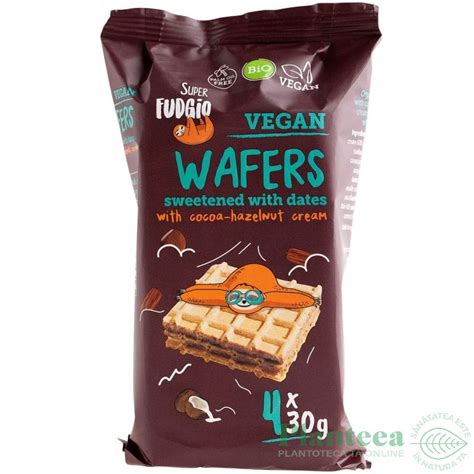 Napolitane Vegane Cacao Alune Padure Curmale Bio 120g Super Fudgio