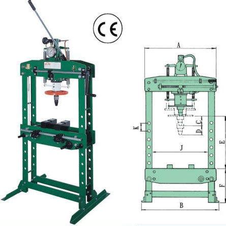 Jual Mesin Alat Hidrolik Pres Hydraulic Press Taiwan Ton T Ton