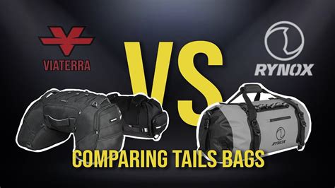 Comparing Tail Bags Viaterra Vs Rynox Youtube