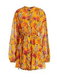 Wornontv Rachels Yellow Floral Wrap Dress On Extra Rachel Lindsay