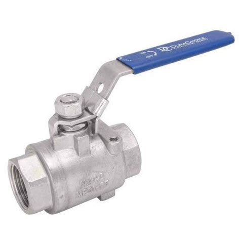 Stainless Steel Two Piece Ball Valve Flanged End Connection Type