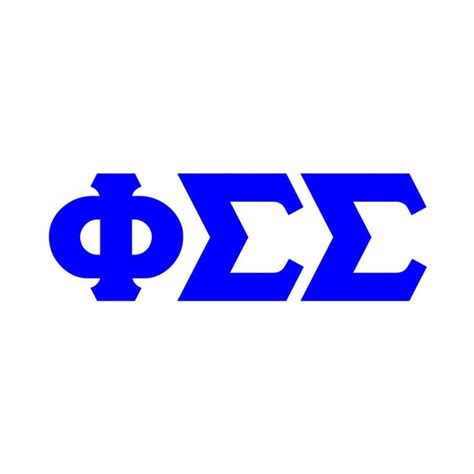 Phi Sigma Sigma Big Greek Letter Window Sticker Decal SALE $8.95. - Greek Gear®