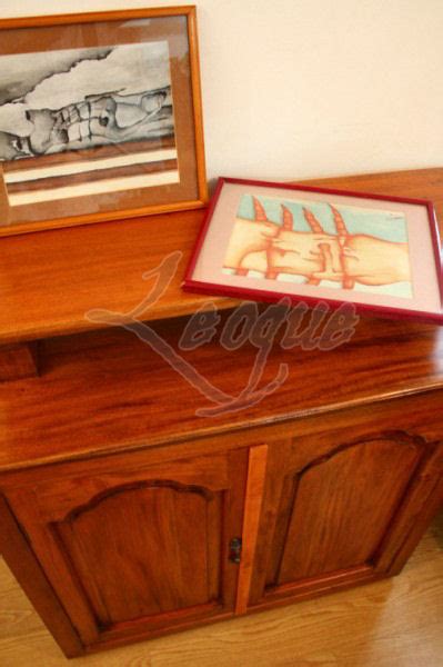 Mahogany Wood Furniture, Console Cabinet with Table Top : Leoque ...