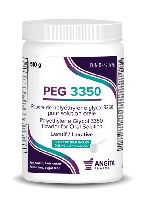 PEG 3350 Angita Pharma