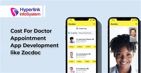 Doctor Appointment App Development Like Zocdoc Hyperlink InfoSystem