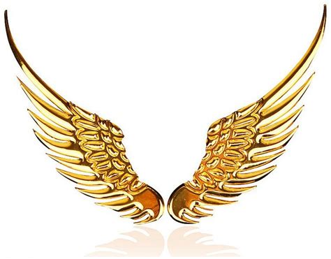 Realistic Gold Angel Wings Png K Off