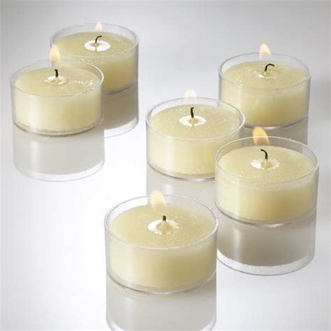 Scented Tealights Clear Cup | Tealights in Clear Cup Scented | Colored ...