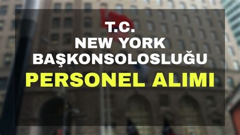 T C New York Ba Konsoloslu U T Rk Uyruklu S Zle Meli Sekreter Ar Yor