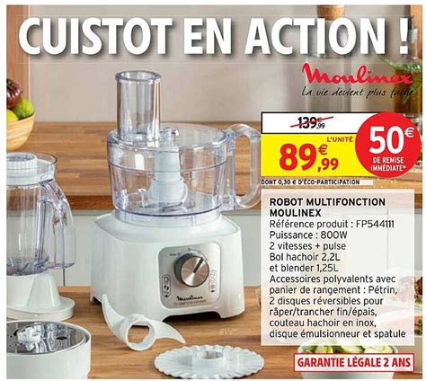 Promo Robot Multifonction Moulinex chez Intermarché Hyper iCatalogue fr