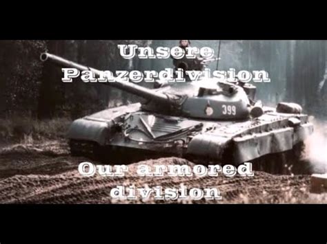 Unsere Panzerdivision Our Armored Division East German Gdr Song