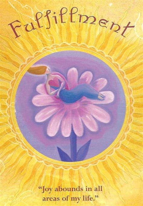 The Fulfillment Card Is From The Soul Coaching Oracle Cards By Denise