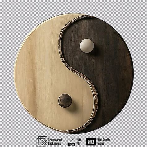 Yinyang Symbol Symbol On Transparent Background 2 Premium AI