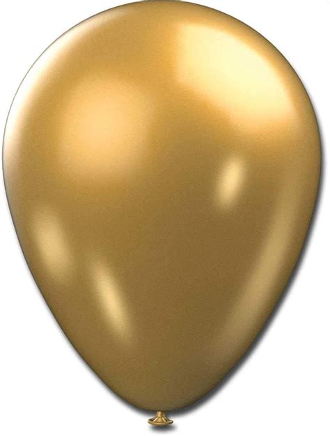 Balão Bexiga Dourado Cintilante Tamanho 7 Polegadas 18cm 50