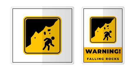 Falling Rocks Sign