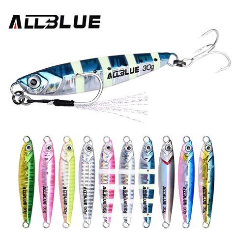 Allblue New Wahoo Metal Jig Jigging Spoon G G Shore Casting Jig