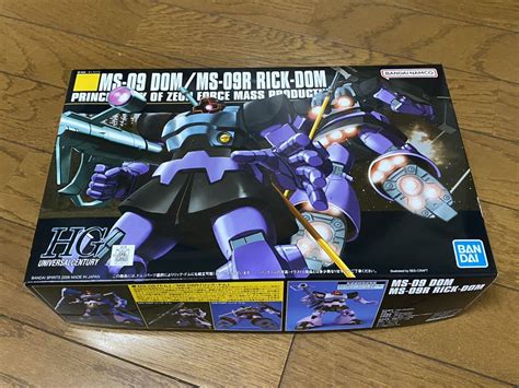 【未使用】ガンプラ Hguc ドム リックドム 未組立 機動戦士ガンダム バンダイ 再販 プラモデルの落札情報詳細 ヤフオク落札価格検索