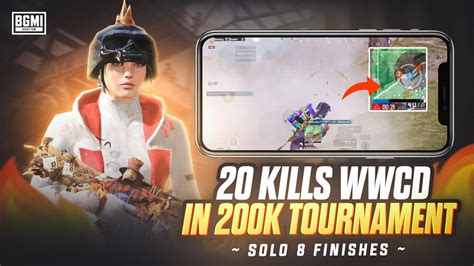 SOLO 8 FINISHES IN 200K TOURNAMENT 20 KILLS WWCD IPhone 14 Pro Max