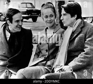 CLAUDE JADE & FRANCOIS TRUFFAUT ACTRESS & DIRECTOR (1970 Stock Photo ...