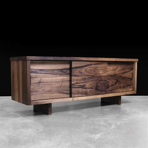 Buffet Contemporain Hudson Furniture En Noyer En Bois Massif