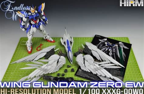 Painted Build HiRM 1 100 Wing Gundam Zero Custom EW