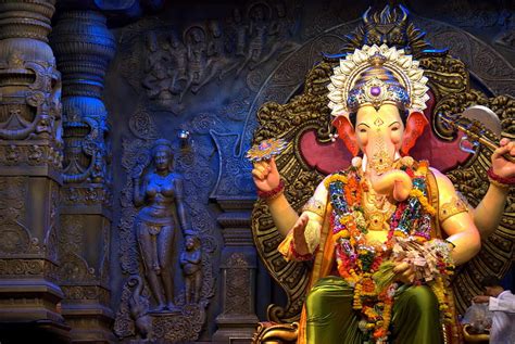 Ganesha, ganpati bappa lalbaug HD wallpaper | Pxfuel