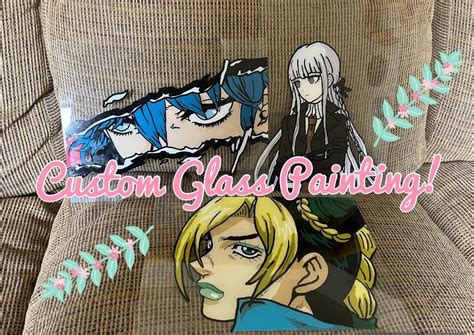 Custom Anime Glass Painting Etsy