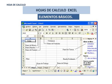 Hoja De Calculo Conceptos Basicos Excel