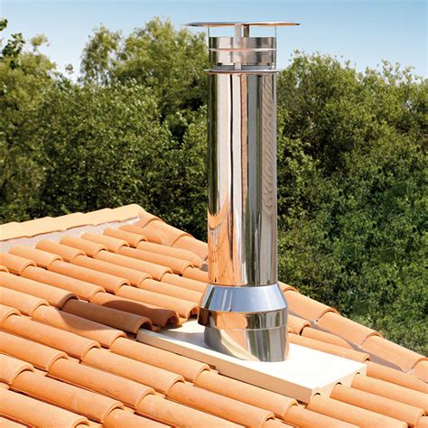 Conduit De Chemin E Inox Galva Polycombustible Pour Maison Indivuelle