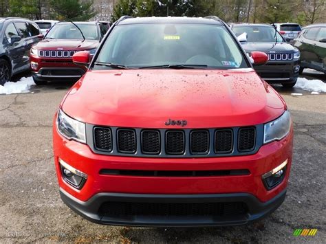 2021 Redline Pearl Jeep Compass Altitude 4x4 140381142 Photo 2 Car Color