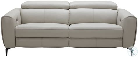 Lorenzo Light Grey Leather Reclining Sofa From Jnm Coleman Furniture