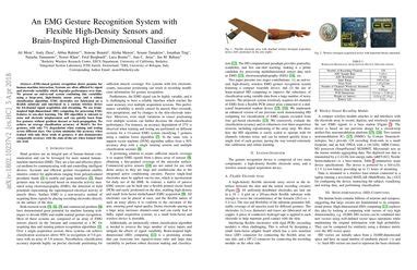 An EMG Gesture Recognition System With Flexible High Density Sensors