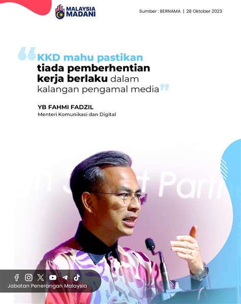 KKD Mahu Pastikan Tiada Pemberhentian Kerja Berlaku Dalam Kalangan