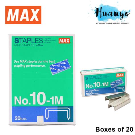 MAX Staples No 10 1M 20 Small Boxes Lazada