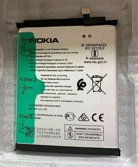 Original Nokia 2 4 Battery WT242 4500mAh Manish Outlet