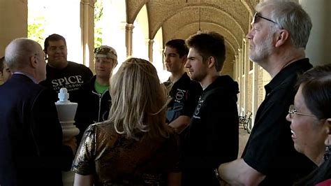 Texas Tech University Chancellor Kent Hance Meeting The Knight Raiders