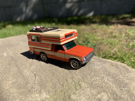 Matchbox Camper Going Camping 1979 Ford Courier Pickup With Motor