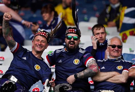 Brae Tartan Army Fans Enjoy Scotlands Euro Return The Shetland Times Ltd