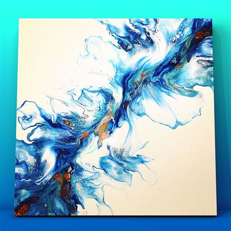 92 LARGE Canvas Dutch Pour Fluid Painting Acrylic Pouring