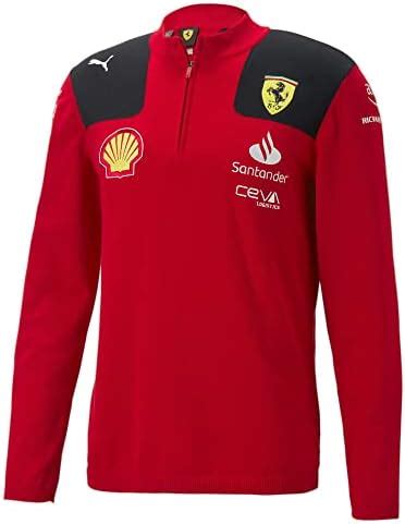 PUMA Scuderia Ferrari Sweat Shirt de l équipe 2023 avec Demi