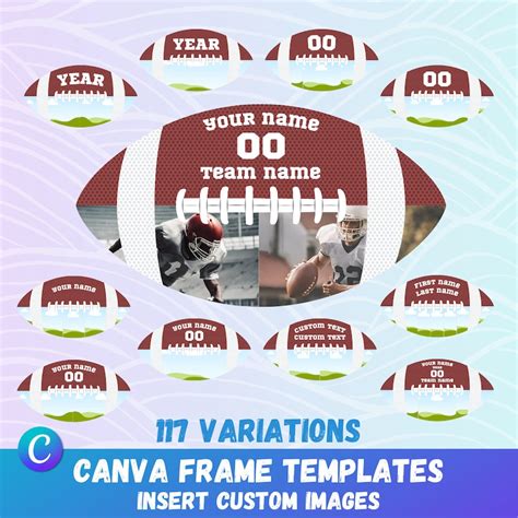 117 Variation Football Canva Image Collages For Sports Teamplayer