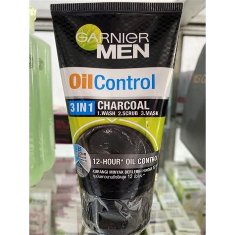 Jual Garnier Men Oil Control 3 In 1 Charcoal Shopee Indonesia