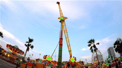 เครื่องเล่น G Force สวนสนุก Global Carnival 2016 Youtube