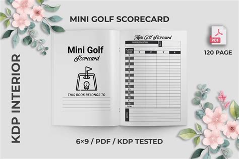 Mini Golf Scorecard - KDP Interior