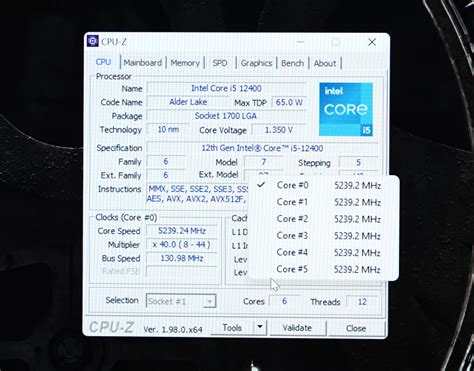 Intel Core i5-12400 non-K CPU Overclocked to 5.2 GHz | ThinkComputers.org