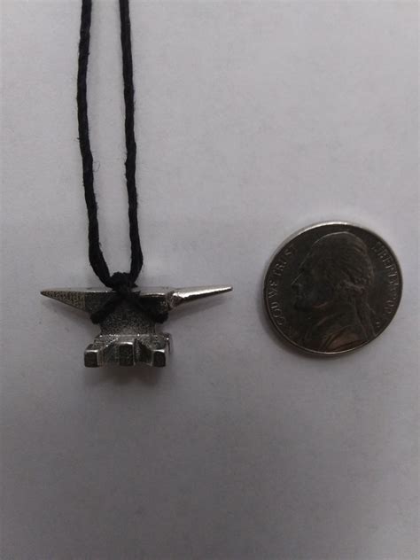 Miniature Blacksmith Anvil Necklace - Etsy