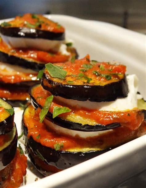 Aubergines Grill Es Tomates Et Mozzarella Gourmandiz Be